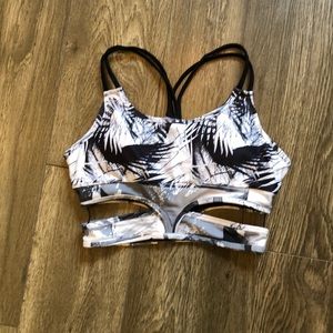 Palm tree crop top size s